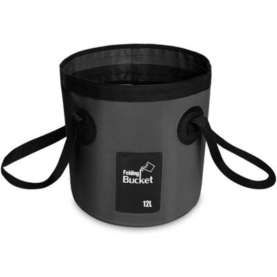 Seaux pliables étanches 12L robustes - Pour camping jardin pêche plage randonnée pique-nique - Portables - Publicité Seaux pliables étanches 12L robustes - Pour camping jardin pêche plage randonnée pique-nique - Portables - Publicité