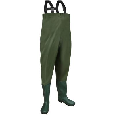 Bettizia Waders pantalons de pêche imperméables pantalons détang pêcheur bottes de pêche taille XXL 46/47 Vert - Publicité Bettizia Waders pantalons de pêche imperméables pantalons détang pêcheur bottes de pêche taille XXL 46/47 Vert - Publicité