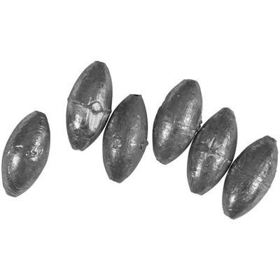 WATER QUEEN Plombs WaterQueen Olives Bombées Vrac 15g x50 - argent - TU Gris - Publicité WATER QUEEN Plombs WaterQueen Olives Bombées Vrac 15g x50 - argent - TU Gris - Publicité