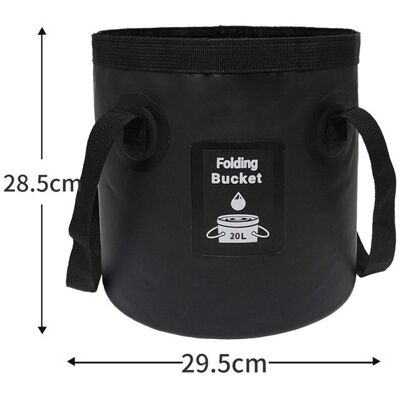 LENTANO Seau Pliables-Grande Capacité 20L-Seau de pêche Pliable Portable Multifonctionnel-pour la PêcheCampingJardinageBassin de Lavage - Publicité LENTANO Seau Pliables-Grande Capacité 20L-Seau de pêche Pliable Portable Multifonctionnel-pour la PêcheCampingJardinageBassin de Lavage - Publicité