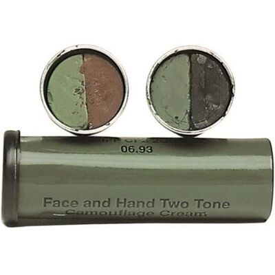 Tube de camouflage - MIL-TEC - Marron/Vert - Formule infrarouge - Résistant à la sueur - Publicité Tube de camouflage - MIL-TEC - Marron/Vert - Formule infrarouge - Résistant à la sueur - Publicité