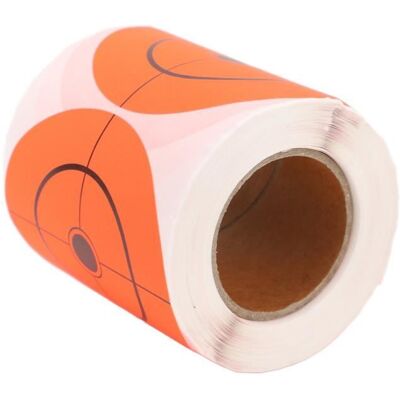 Autocollants pour cibles de tir en rouleau - MXZZAND - 200 pièces/rouleau - Blanc Blanc - Publicité Autocollants pour cibles de tir en rouleau - MXZZAND - 200 pièces/rouleau - Blanc Blanc - Publicité