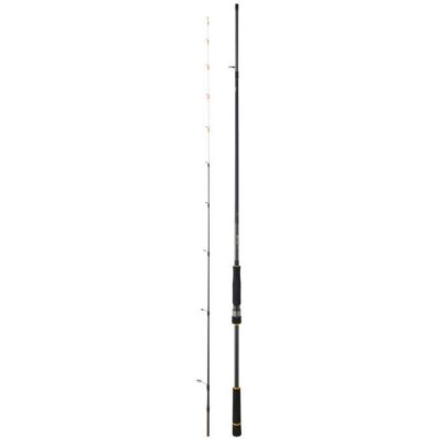 Canne spinning Daiwa BG 242 H 15-80g Noir - Publicité Canne spinning Daiwa BG 242 H 15-80g Noir - Publicité