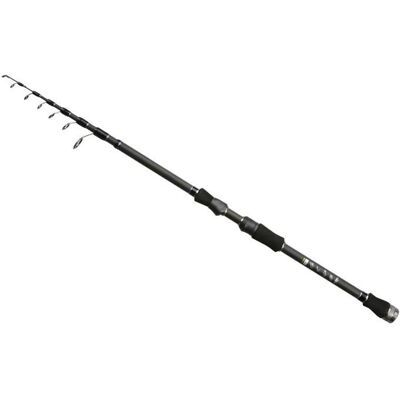 Canne à pêche télescopique - MIKADO - Fibre de carbone - 270 cm - 113 g Noir - Publicité Canne à pêche télescopique - MIKADO - Fibre de carbone - 270 cm - 113 g Noir - Publicité