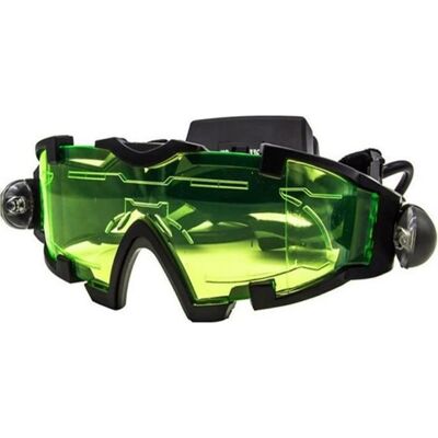 CHRONUS Lunettes de vision nocturne militaires à bande élastique réglable avec lumière LED rabattable pour les activités nocturnes Blanc - Publicité CHRONUS Lunettes de vision nocturne militaires à bande élastique réglable avec lumière LED rabattable pour les activités nocturnes Blanc - Publicité