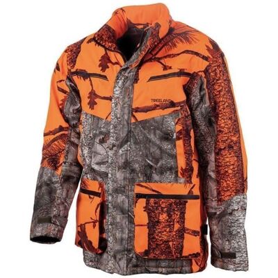Veste De Poste Treeland Warm Hunt Camo Orange - XL Orange - Publicité Veste De Poste Treeland Warm Hunt Camo Orange - XL Orange - Publicité