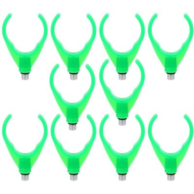 ZULBCEO 10pcs Repose-Canne à Pêche Tête en U / Tête en V Support de Bout de Tige Accessoire de Pêche - Publicité ZULBCEO 10pcs Repose-Canne à Pêche Tête en U / Tête en V Support de Bout de Tige Accessoire de Pêche - Publicité