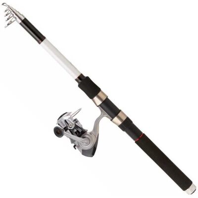 Combo Daiwa Q830FM Tele - Canne et Moulinet - Publicité Combo Daiwa Q830FM Tele - Canne et Moulinet - Publicité