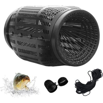 Piège À Poisson Avec Trous Durable 35cm Nasse A Ecrevisses Portable Facile À Utiliser Outil Filets De Pêche Et Corde En Nylon De 6M - Publicité Piège À Poisson Avec Trous Durable 35cm Nasse A Ecrevisses Portable Facile À Utiliser Outil Filets De Pêche Et Corde En Nylon De 6M - Publicité