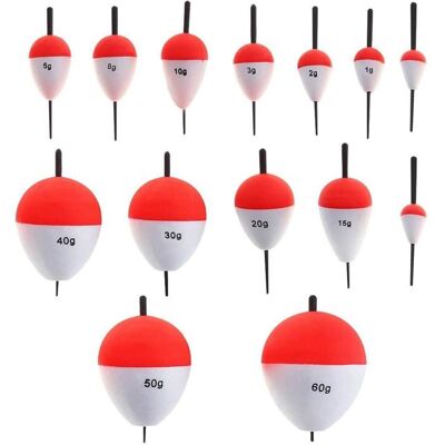 Generic Flotteurs de Pêche - 14 Pièces - Mousse EPS - Flottabilité Variable 0 8g à 60g - Pour Truite et Mer ACCESSOIRES POUR PULVERISATEUR - Publicité Generic Flotteurs de Pêche - 14 Pièces - Mousse EPS - Flottabilité Variable 0 8g à 60g - Pour Truite et Mer ACCESSOIRES POUR PULVERISATEUR - Publicité