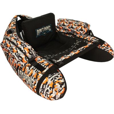 Float Tube Amtrac Fishing Sentinel 120 - Sandstorm camo Orange - Publicité Float Tube Amtrac Fishing Sentinel 120 - Sandstorm camo Orange - Publicité