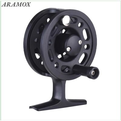ARAMOX Moulinet de pêche à la mouche en plastique Mini Plastic Fly Fishing Reel Lightweight Stable sport moulinet 60mm/236 pouces Noir - Publicité ARAMOX Moulinet de pêche à la mouche en plastique Mini Plastic Fly Fishing Reel Lightweight Stable sport moulinet 60mm/236 pouces Noir - Publicité