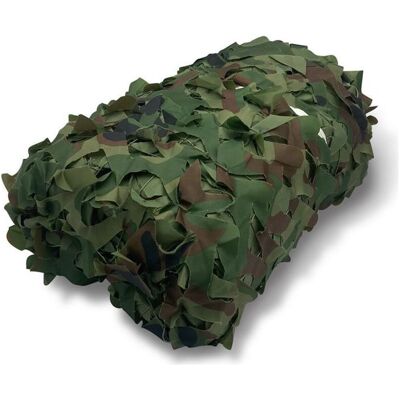 MICH Filet de camouflage/parasol - 3 x 5 - camouflage filet de camouflage vert antiaérien filet de camouflage de parasol extérieur Vert - Publicité MICH Filet de camouflage/parasol - 3 x 5 - camouflage filet de camouflage vert antiaérien filet de camouflage de parasol extérieur Vert - Publicité
