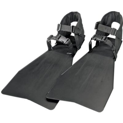Paire de palmes Float Tube Amtrac Fishing Noir - Publicité Paire de palmes Float Tube Amtrac Fishing Noir - Publicité