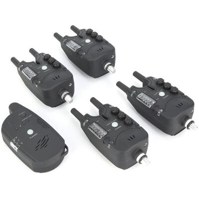 SALALIS Alarme de pêche Accessoire dindicateur dalerte sonore de détecteur dalarme de morsure de poisson sport outillage Noir - Publicité SALALIS Alarme de pêche Accessoire dindicateur dalerte sonore de détecteur dalarme de morsure de poisson sport outillage Noir - Publicité