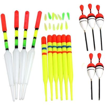 Articles de pêche de matériel de pêche à flotteur (15pcs) - Publicité Articles de pêche de matériel de pêche à flotteur (15pcs) - Publicité