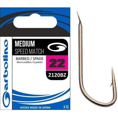 Hameçon Garbolino Medium Speed Match 2120BZ - Pêche - Adulte - Bronze N°16 - Publicité Hameçon Garbolino Medium Speed Match 2120BZ - Pêche - Adulte - Bronze N°16 - Publicité