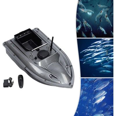 OUKANING 500M Bateau Amorceur 1.5KG Chargement télécommandé Bateau dappât sans Fil Pêche Bateau damorce Double Moteurs (Noir) Noir - Publicité OUKANING 500M Bateau Amorceur 1.5KG Chargement télécommandé Bateau dappât sans Fil Pêche Bateau damorce Double Moteurs (Noir) Noir - Publicité