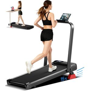 ROBORE U18F Tapis de Course - Inclinaison15% - Vitesse Max 105km/h Moteur25CV - 3 Niveaux dInclinaison - Charge 136kg -Écran LED Noir - Publicité ROBORE U18F Tapis de Course - Inclinaison15% - Vitesse Max 105km/h Moteur25CV - 3 Niveaux dInclinaison - Charge 136kg -Écran LED Noir - Publicité