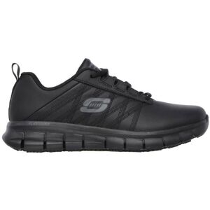 Chaussures de sport - Skechers Sure Track Erath - Antidérapantes - Cuir lisse - Semelle Memory Foam Noir - Publicité Chaussures de sport - Skechers Sure Track Erath - Antidérapantes - Cuir lisse - Semelle Memory Foam Noir - Publicité