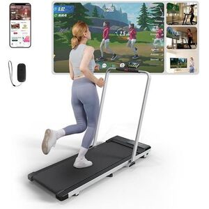 Tapis de Course et marche - SupeRun - 1-12 km/h - Moteur3.0HP - ConnectivitéAPP – Ecran LEAD - Surface course 40x110cm – Gris noir - Publicité Tapis de Course et marche - SupeRun - 1-12 km/h - Moteur3.0HP - ConnectivitéAPP – Ecran LEAD - Surface course 40x110cm – Gris noir - Publicité