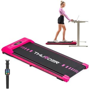 Tapis de Course THUNDER® IDEA-PINK Vitesse régla 08-6km/h Télécommande Motorisé Poids max.100kg Écran LED Rose Rose - Publicité Tapis de Course THUNDER® IDEA-PINK Vitesse régla 08-6km/h Télécommande Motorisé Poids max.100kg Écran LED Rose Rose - Publicité