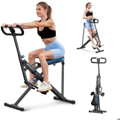 Machine à Squat et abdominaux Pliable– MERACH - 3 Résistances - Max 160 kg -Écran LCD - Pour Abdos/Jambes/Dos - Garantie 2ans Noir - Publicité Machine à Squat et abdominaux Pliable– MERACH - 3 Résistances - Max 160 kg -Écran LCD - Pour Abdos/Jambes/Dos - Garantie 2ans Noir - Publicité