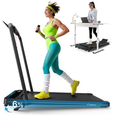 Tapis de course - MERACH - Vitesse 0-12 km/h - Inclinaison 6% - Surface 40x95 cm - Télécommande/APP pour Cours et Jeux - 3 0 CV Noir - Publicité Tapis de course - MERACH - Vitesse 0-12 km/h - Inclinaison 6% - Surface 40x95 cm - Télécommande/APP pour Cours et Jeux - 3 0 CV Noir - Publicité