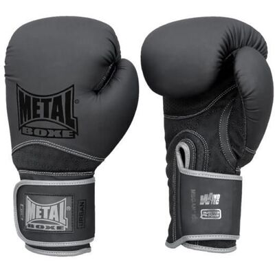 Gants de boxe entraînement Metal Boxe Urban - noir Noir - Publicité Gants de boxe entraînement Metal Boxe Urban - noir Noir - Publicité