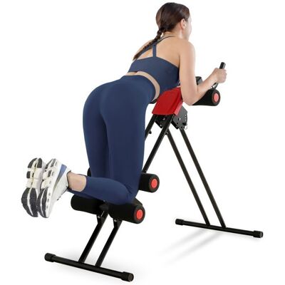 Appareil de sport - TECTAKE - Appareil de musculation pour abdominaux pliable en acier avec ordinateur 100 x 54 x 92 cm - Noir Noir - Publicité Appareil de sport - TECTAKE - Appareil de musculation pour abdominaux pliable en acier avec ordinateur 100 x 54 x 92 cm - Noir Noir - Publicité