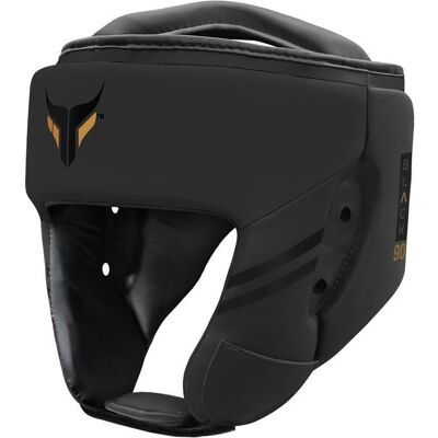Casque de boxe Mytra Fusion Black 90 – Protection tête et oreilles – MMA Kickboxing – Noir – Similicuir Noir - Publicité Casque de boxe Mytra Fusion Black 90 – Protection tête et oreilles – MMA Kickboxing – Noir – Similicuir Noir - Publicité