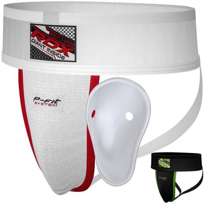 Coquille Boxe MMA Homme Suspensoir RDX avec Protection Muay Thai Combat Kick Boxing - Blanc - Boxe - Kick-boxing Blanc - Publicité Coquille Boxe MMA Homme Suspensoir RDX avec Protection Muay Thai Combat Kick Boxing - Blanc - Boxe - Kick-boxing Blanc - Publicité