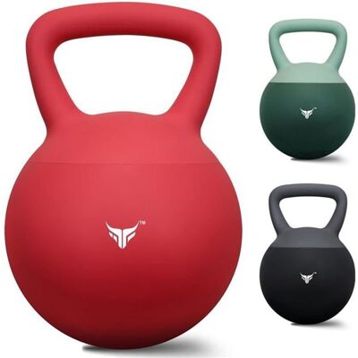Kettlebell Ajustable 1 à 30 kg - Mytra Fusion - Kettlebell Antibruit en PVC - Poignée Ergonomique - Rose Rose - Publicité Kettlebell Ajustable 1 à 30 kg - Mytra Fusion - Kettlebell Antibruit en PVC - Poignée Ergonomique - Rose Rose - Publicité