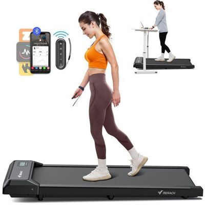 Tapis de course et de marche - MERACH - Vitesse 2-6 km/h - Écran LED - Moteur 1 95CV - Télécommande - Compatibilité APP – Max 120Kg Noir - Publicité Tapis de course et de marche - MERACH - Vitesse 2-6 km/h - Écran LED - Moteur 1 95CV - Télécommande - Compatibilité APP – Max 120Kg Noir - Publicité
