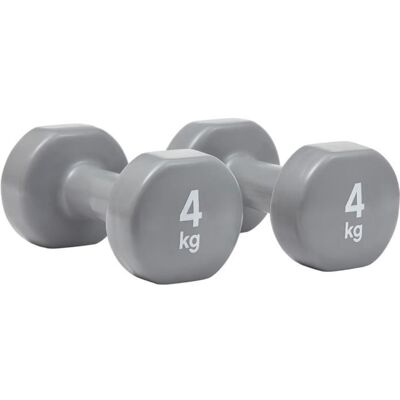 Jeu dhaltères Reebok 4 kg Gris - Publicité Jeu dhaltères Reebok 4 kg Gris - Publicité