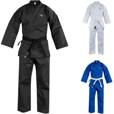 Kimono Karaté Noir - Mytra Fusion - Uniforme Karaté Respirant et Durable - Hommes Femmes Enfants Noir - Publicité Kimono Karaté Noir - Mytra Fusion - Uniforme Karaté Respirant et Durable - Hommes Femmes Enfants Noir - Publicité