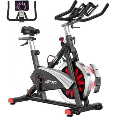 Vélo dappartement - JOROTO - X2 - Volant 16 kg - Résistance magnétique à courroie - Bluetooth Noir - Publicité Vélo dappartement - JOROTO - X2 - Volant 16 kg - Résistance magnétique à courroie - Bluetooth Noir - Publicité