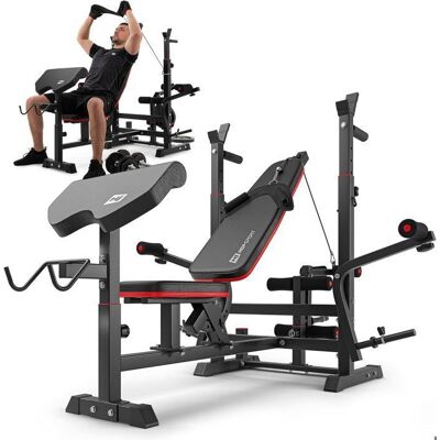 Banc de musculation réglable Hop-Sport avec Modlitewnik - Équipement de gym - Publicité Banc de musculation réglable Hop-Sport avec Modlitewnik - Équipement de gym - Publicité