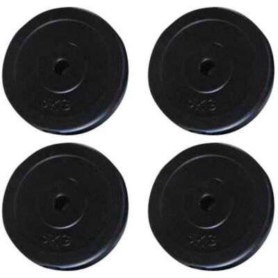 vidaXL Plaques de poids 20kg - Disques pour Haltère et Barre à Domicile - Publicité vidaXL Plaques de poids 20kg - Disques pour Haltère et Barre à Domicile - Publicité