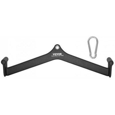 VEVOR Barre Tirage Musculation V 58 5 cm Acier Massif Caoutchouc pour Machine Poulie Dos Triceps Gym Noir - Publicité VEVOR Barre Tirage Musculation V 58 5 cm Acier Massif Caoutchouc pour Machine Poulie Dos Triceps Gym Noir - Publicité