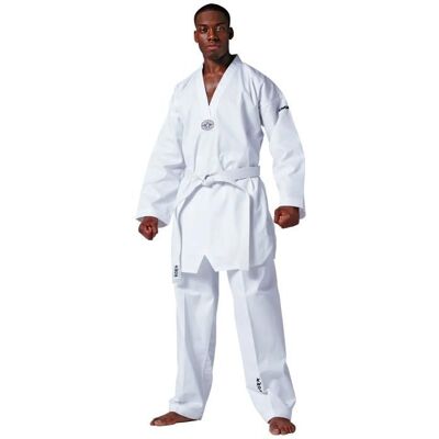 Kimono Taekwondo Kwon Hadan Plus - blanc Blanc - Publicité Kimono Taekwondo Kwon Hadan Plus - blanc Blanc - Publicité