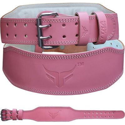ceinture musculation femme - Mytra Fusion - ceinture musculation Cuir - fitness Haltérophilie Deadlift Powerlifting - Rose - L Rose - Publicité ceinture musculation femme - Mytra Fusion - ceinture musculation Cuir - fitness Haltérophilie Deadlift Powerlifting - Rose - L Rose - Publicité