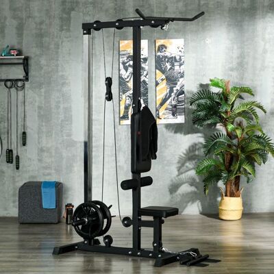 Generic Station de musculation Station à Poulie tirage poitrine - lat pulldown machine - banc de musculation Musculation Noir - Publicité Generic Station de musculation Station à Poulie tirage poitrine - lat pulldown machine - banc de musculation Musculation Noir - Publicité