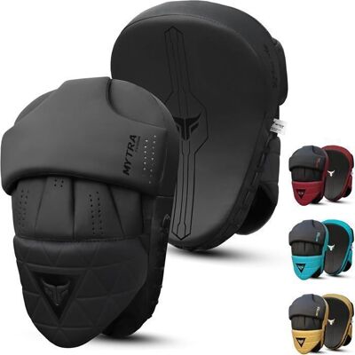 Mytra Fusion Focus Pads Pattes dours Boxe MMA Paos de Muay Thai - Noir Noir - Publicité Mytra Fusion Focus Pads Pattes dours Boxe MMA Paos de Muay Thai - Noir Noir - Publicité