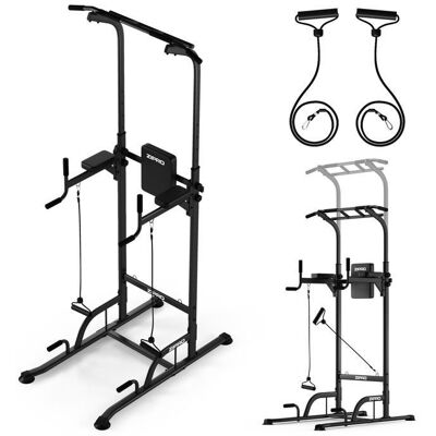 ZIPRO Uplift - Barre de musculation - Max 200 kg - Barres de dip et bandes de résistance - Tractions - Salle de sport profilé 60 mm Noir - Publicité ZIPRO Uplift - Barre de musculation - Max 200 kg - Barres de dip et bandes de résistance - Tractions - Salle de sport profilé 60 mm Noir - Publicité