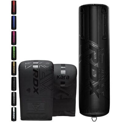 RDX Sac De Frappe Boxe Rempli Punching bag and Boxing gloves Cuir Adulte Sac Gants de Boxe 40lb 60lb Mat Noir 5ft Noir - Publicité RDX Sac De Frappe Boxe Rempli Punching bag and Boxing gloves Cuir Adulte Sac Gants de Boxe 40lb 60lb Mat Noir 5ft Noir - Publicité