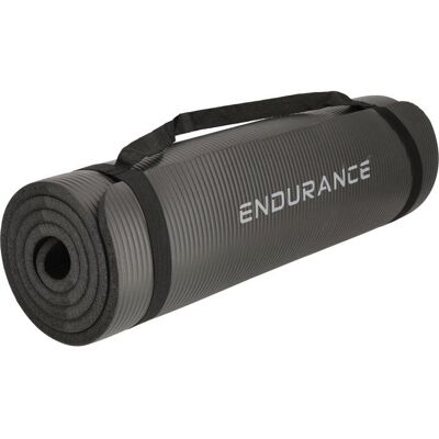 Tapis de Yoga - ENDURANCE - 4 mm - Noir Noir - Publicité Tapis de Yoga - ENDURANCE - 4 mm - Noir Noir - Publicité