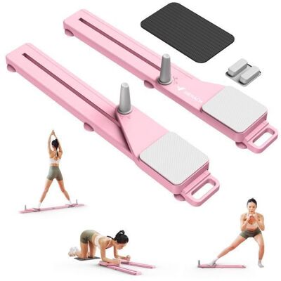 Planche de Pilates multifonction pliable MERACH Bandes de résistance entraînement Pilates et renforcement du tronc rose Rose - Publicité Planche de Pilates multifonction pliable MERACH Bandes de résistance entraînement Pilates et renforcement du tronc rose Rose - Publicité
