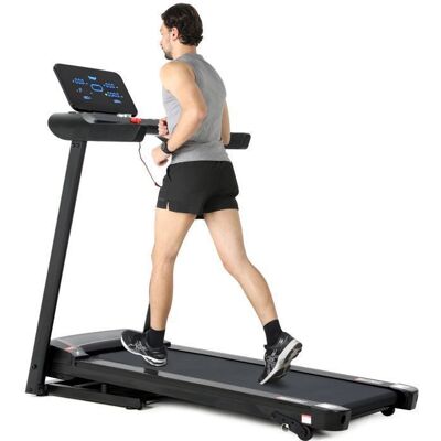 ISE Novonova Tapis de Course Pliable Electrique Inclinable Professionnel Vitesse Réglable avec Écran LED 12 Programmes SY-T1507 Blanc - Publicité ISE Novonova Tapis de Course Pliable Electrique Inclinable Professionnel Vitesse Réglable avec Écran LED 12 Programmes SY-T1507 Blanc - Publicité