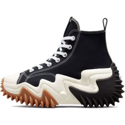 Basket Converse RUN STAR MOTION High - Noir - Adulte - Danse - Gym - Indoor Noir - Publicité Basket Converse RUN STAR MOTION High - Noir - Adulte - Danse - Gym - Indoor Noir - Publicité